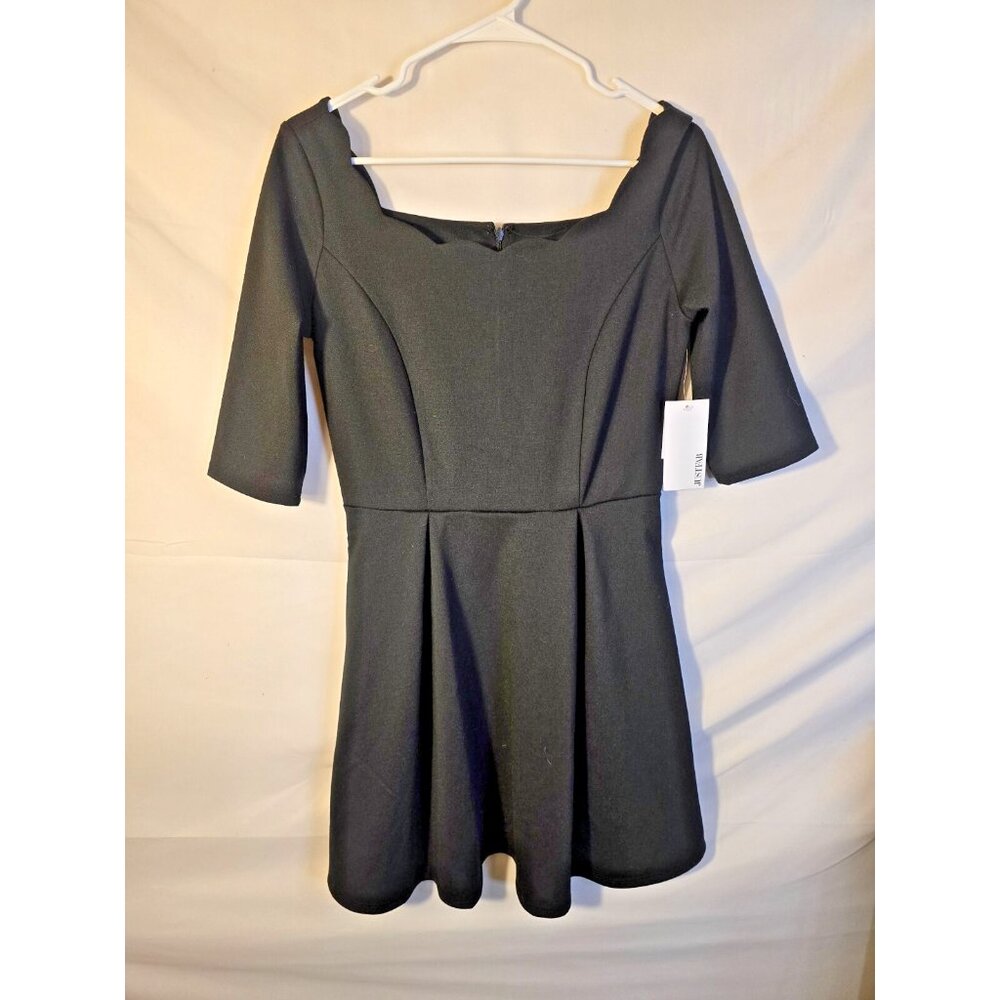 NWT Mod Black Witchy Dress Goth Emo Women’s Dark Fairy Medium M Fit & Flare